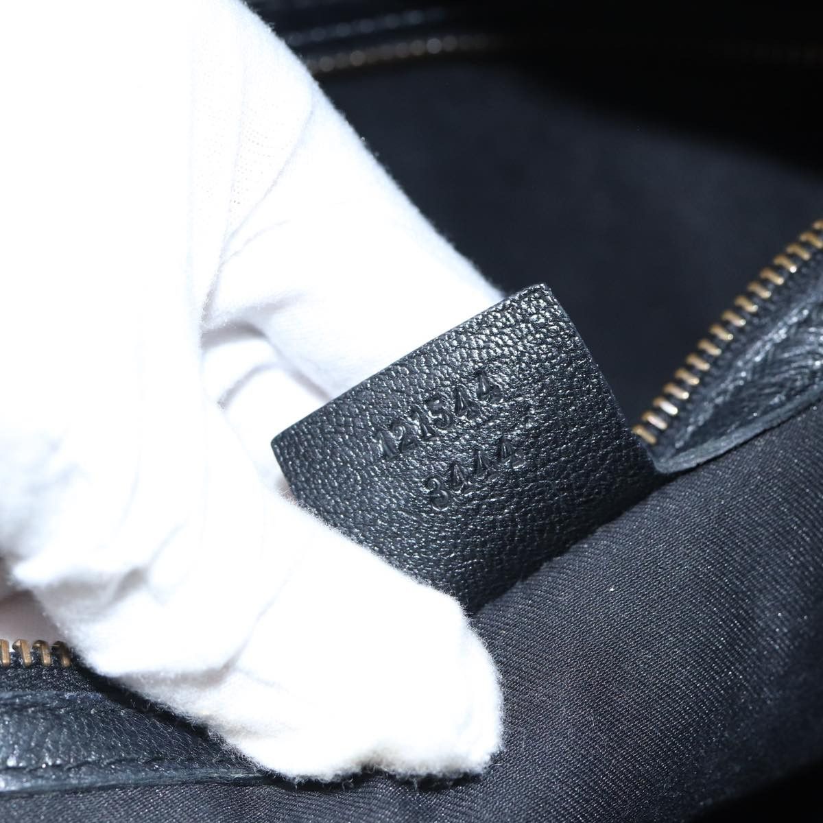 Gucci Interlocking G Black Leather Shoulder Bag (Pre-Owned) Size ONE SIZE - 13 Thumbnail