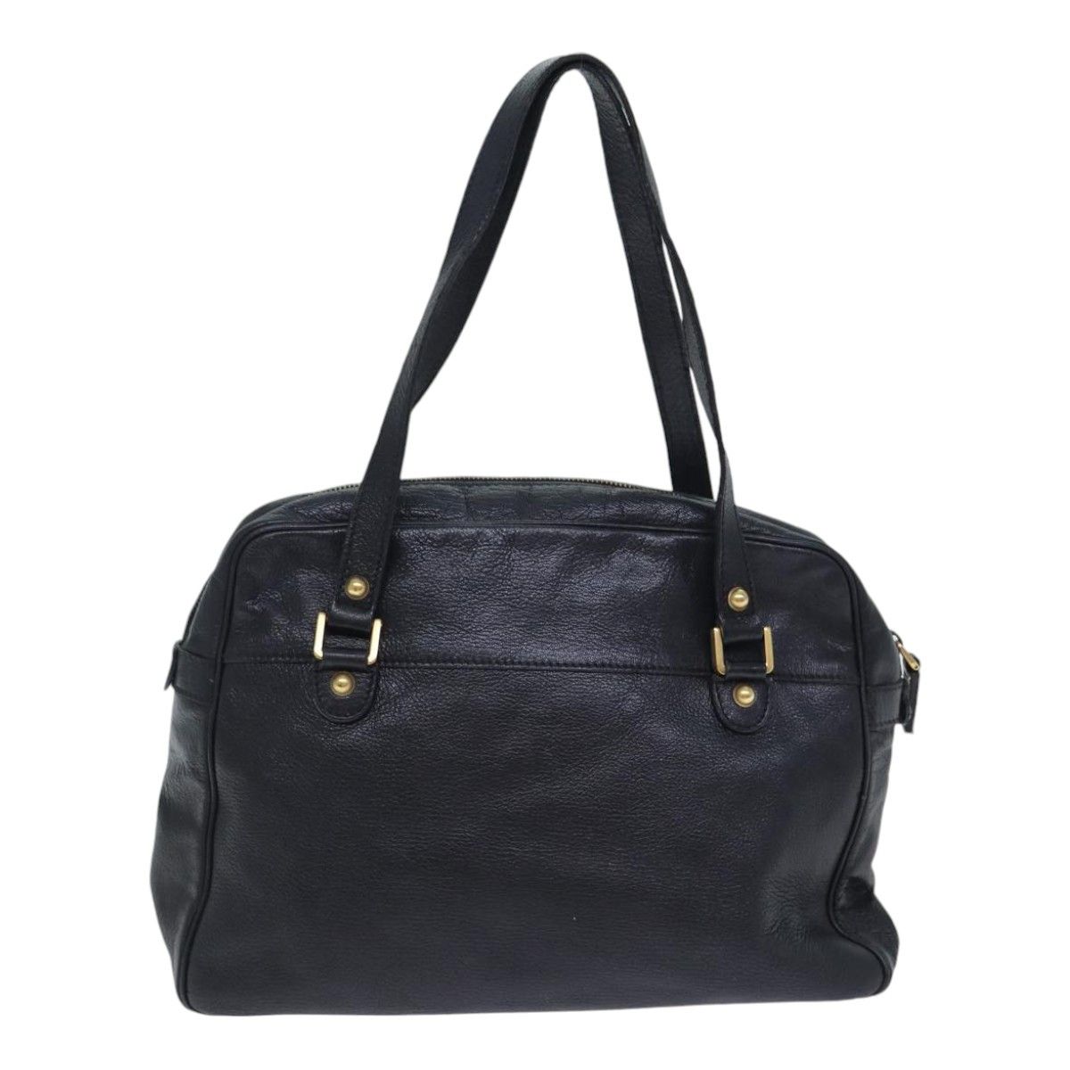 Gucci Interlocking G Black Leather Shoulder Bag (Pre-Owned) Size ONE SIZE - 2 Thumbnail