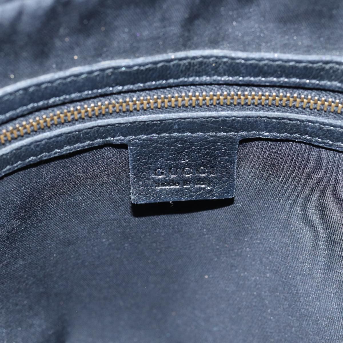 Gucci Interlocking G Black Leather Shoulder Bag (Pre-Owned) Size ONE SIZE - 14 Thumbnail
