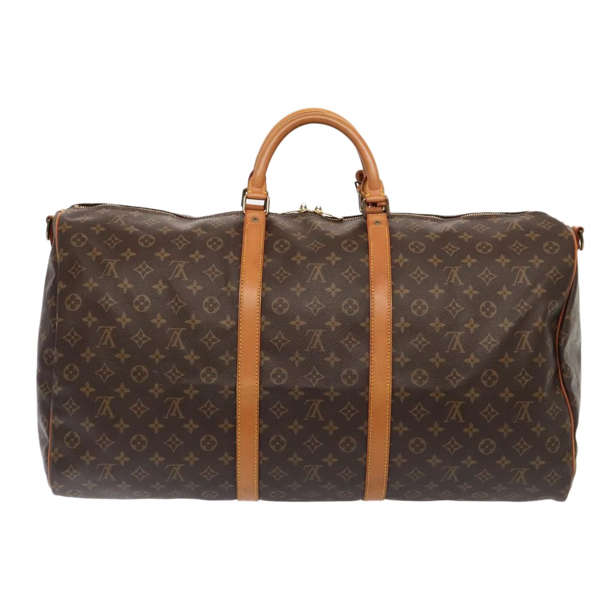 Louis Vuitton Keepall Bandoulière 60 Brown Canvas Travel Bag (Pre-Owned) Size ONE SIZE - 2 Thumbnail
