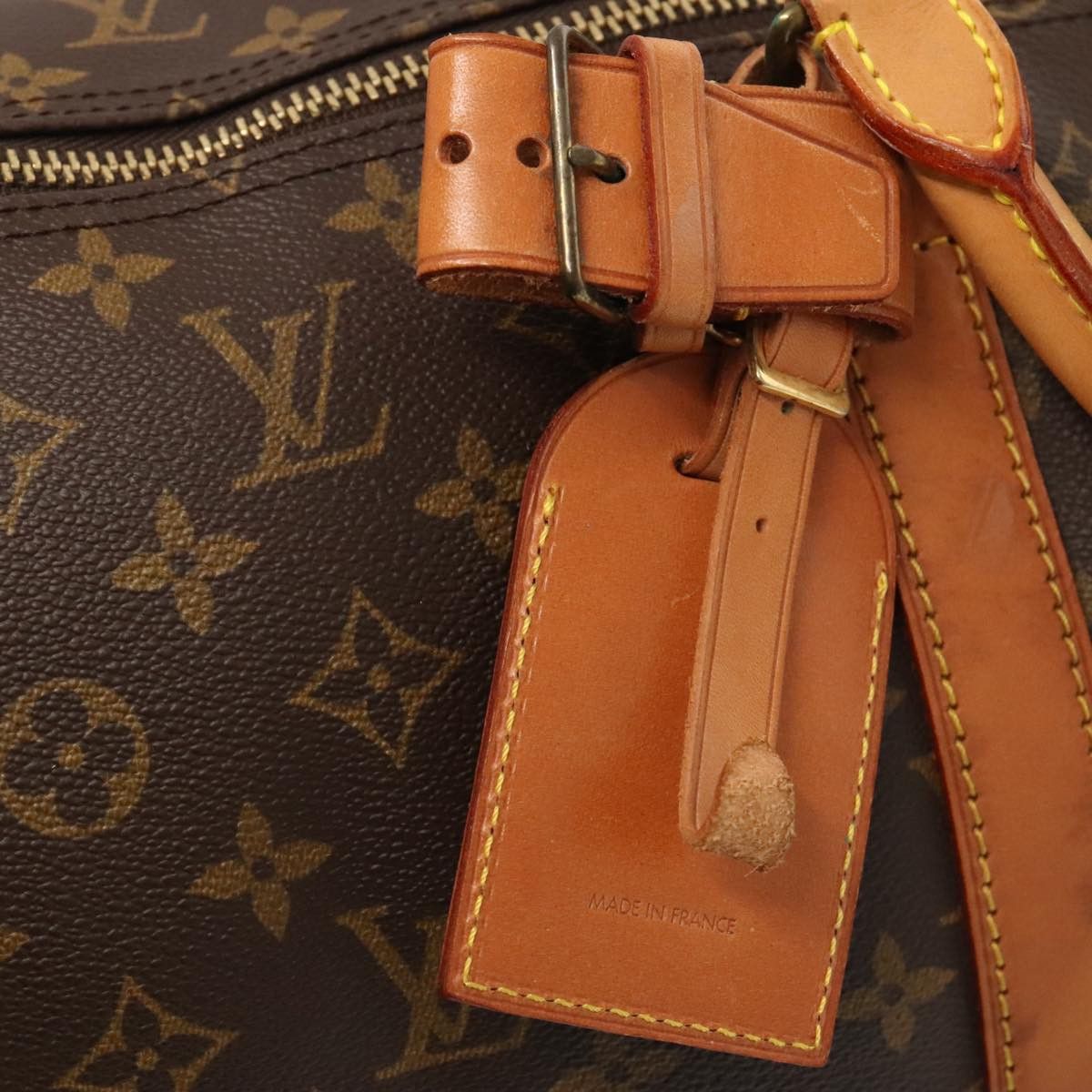 Louis Vuitton Keepall Bandoulière 60 Brown Canvas Travel Bag (Pre-Owned) Size ONE SIZE - 16 Thumbnail