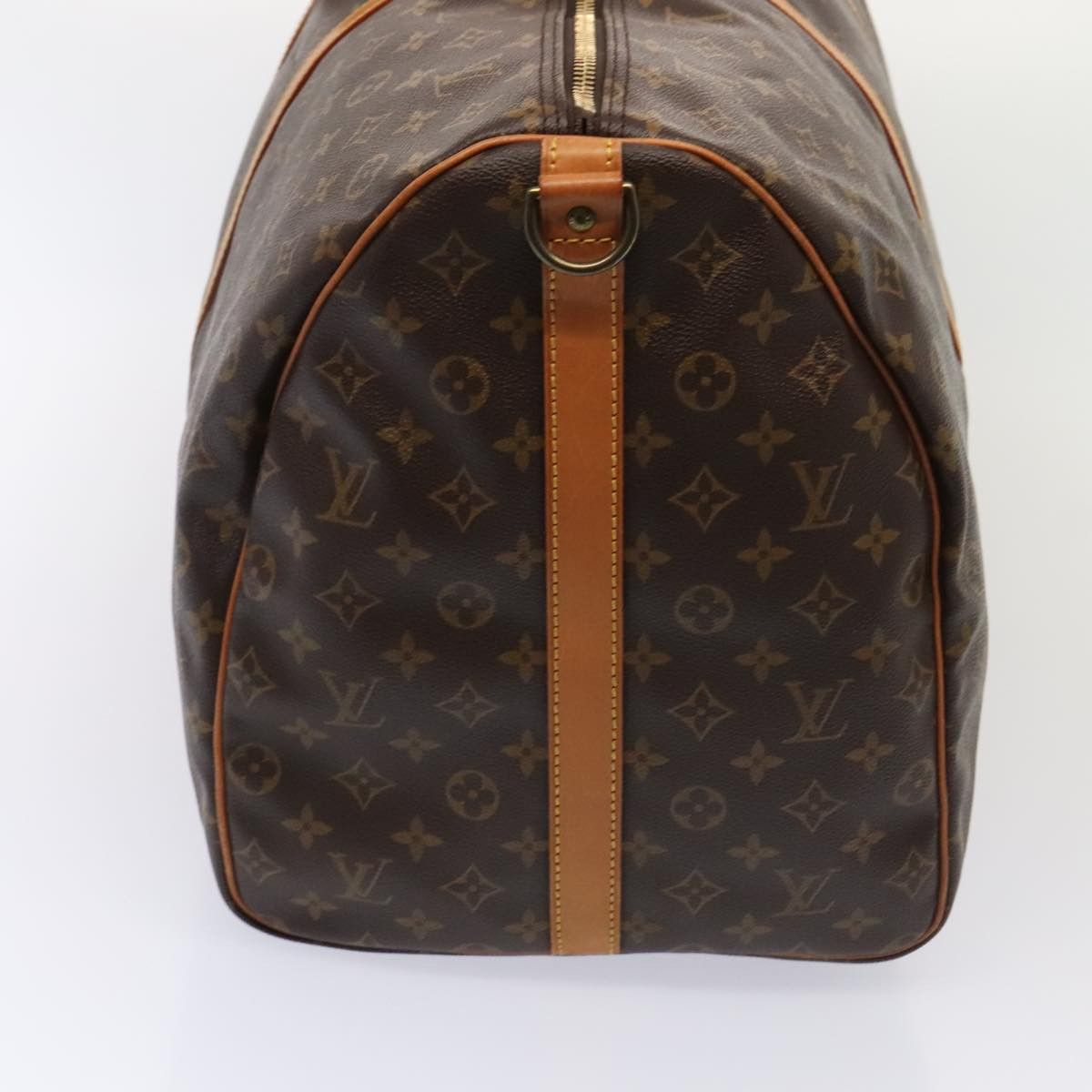 Louis Vuitton Keepall Bandoulière 60 Brown Canvas Travel Bag (Pre-Owned) Size ONE SIZE - 3 Thumbnail
