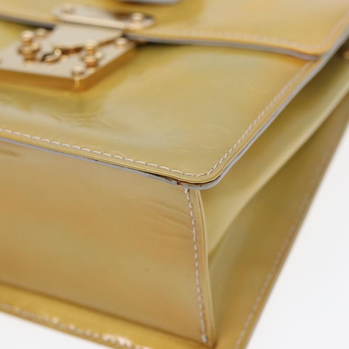 Louis Vuitton Spring Street Yellow Patent Leather Handbag (Pre-Owned) Size ONE SIZE - 16 Thumbnail