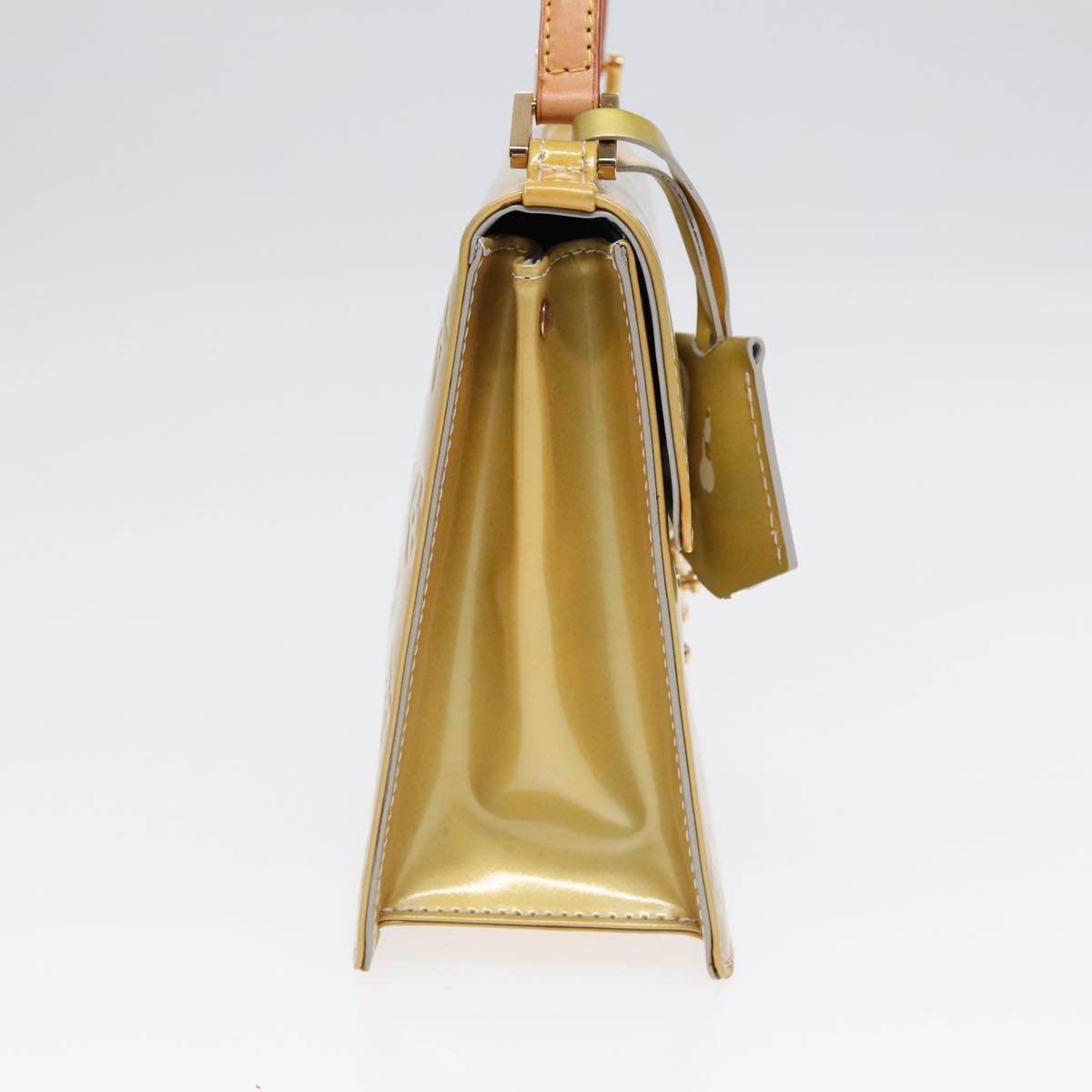 Louis Vuitton Spring Street Yellow Patent Leather Handbag (Pre-Owned) Size ONE SIZE - 3 Thumbnail