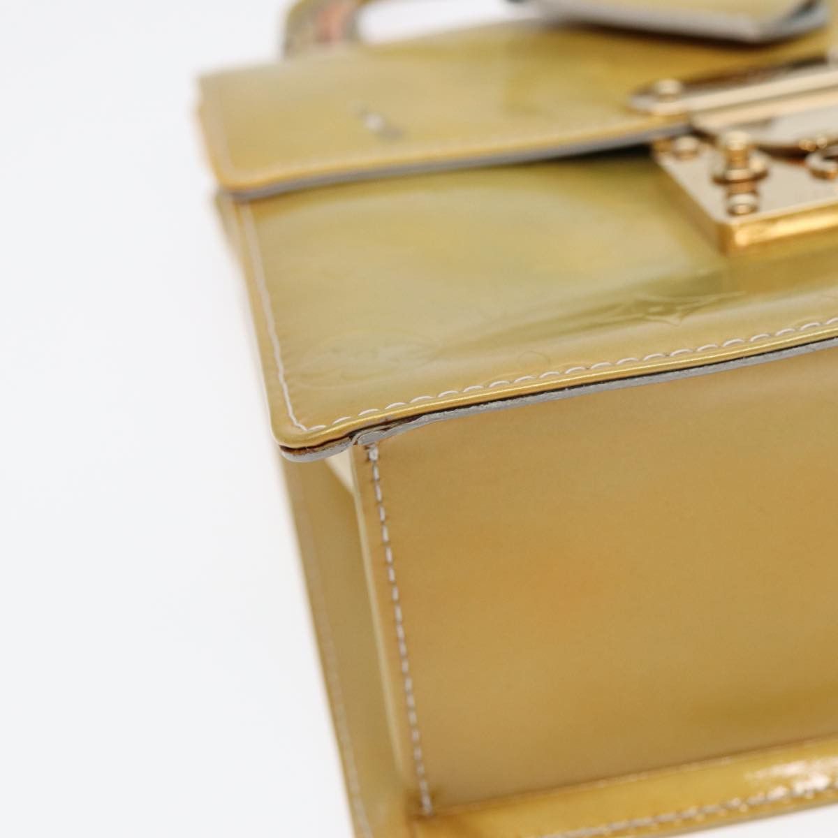 Louis Vuitton Spring Street Yellow Patent Leather Handbag (Pre-Owned) Size ONE SIZE - 17 Thumbnail