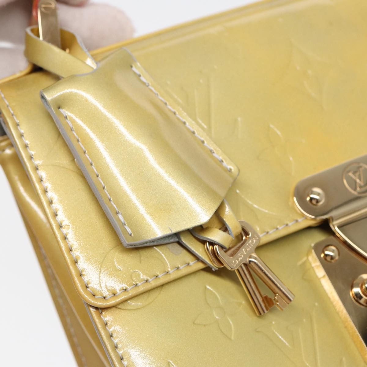 Louis Vuitton Spring Street Yellow Patent Leather Handbag (Pre-Owned) Size ONE SIZE - 20 Thumbnail