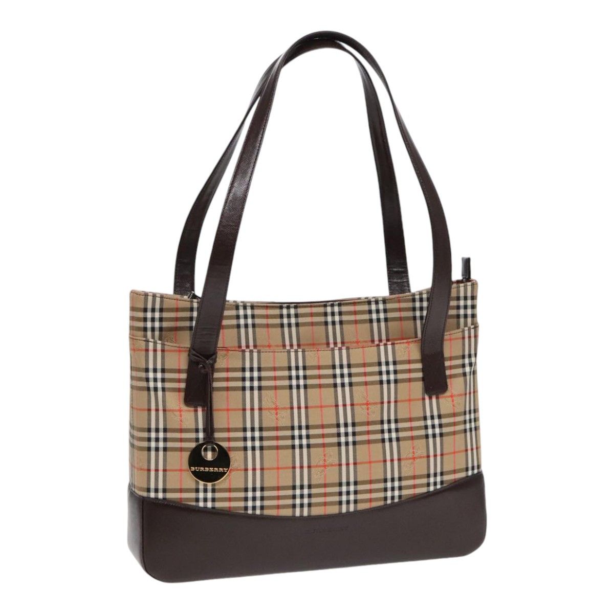 Burberry Nova Check Beige Canvas Tote Bag (Pre-Owned) Size ONE SIZE - 19 Thumbnail