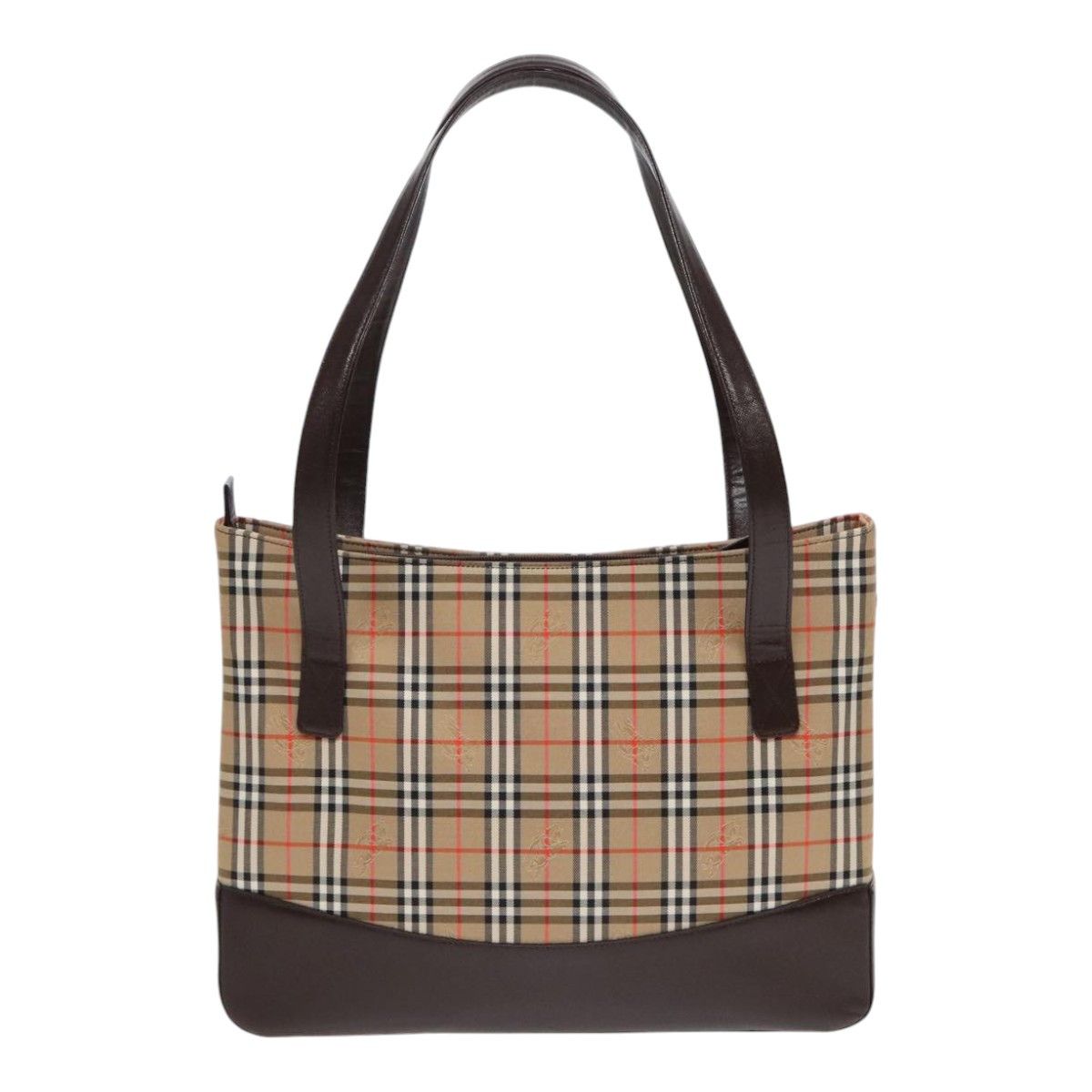 Burberry Nova Check Beige Canvas Tote Bag (Pre-Owned) Size ONE SIZE - 2 Thumbnail