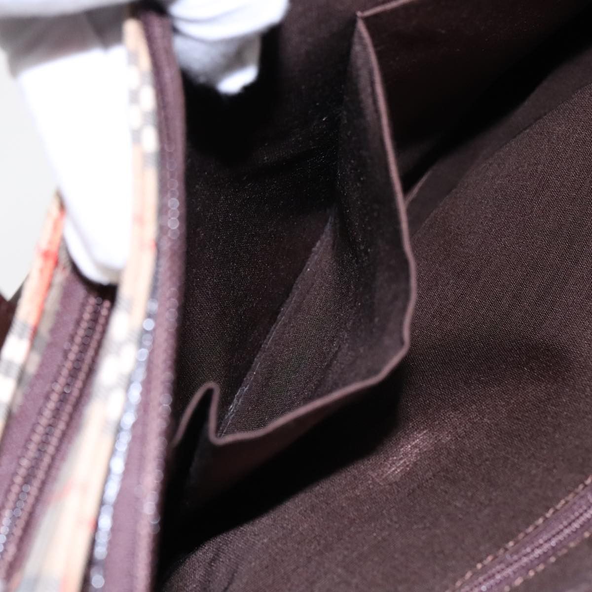 Burberry Nova Check Beige Canvas Tote Bag (Pre-Owned) Size ONE SIZE - 15 Thumbnail