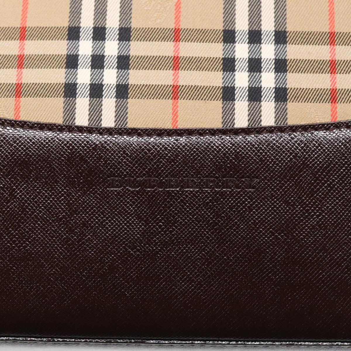 Burberry Nova Check Beige Canvas Tote Bag (Pre-Owned) Size ONE SIZE - 14 Thumbnail