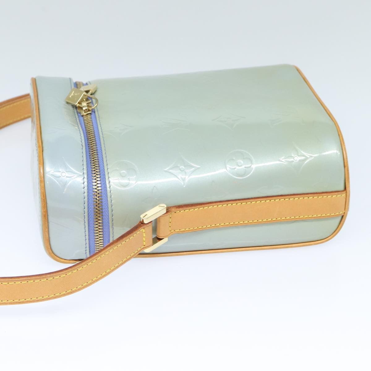 Louis Vuitton Sullivan Burgundy Patent Leather Shoulder Bag (Pre-Owned) Size ONE SIZE - 3 Thumbnail