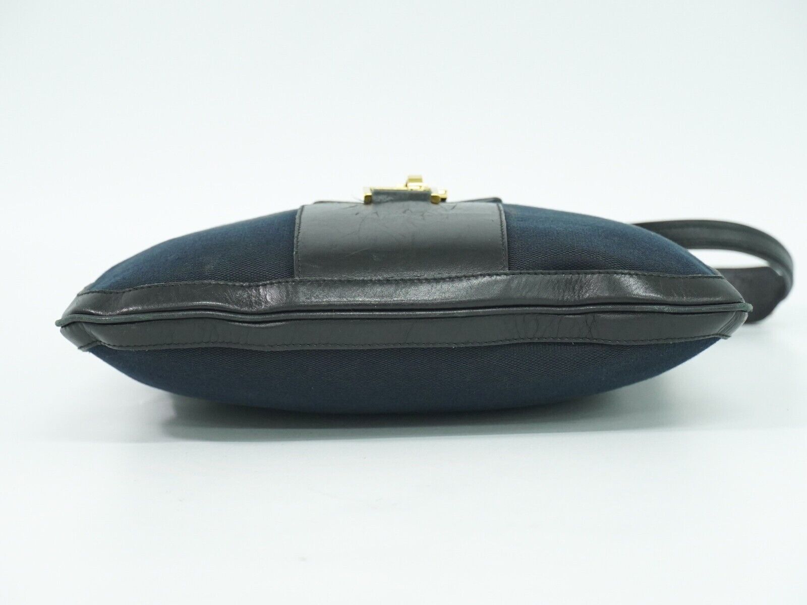 Gucci Jackie Navy Canvas Shoulder Bag (Pre-Owned) Size ONE SIZE - 17 Thumbnail