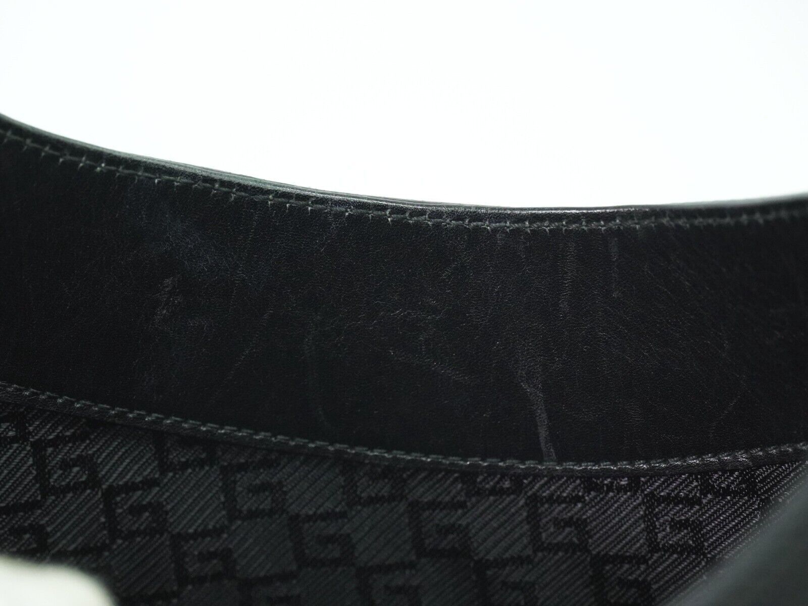 Gucci Jackie Navy Canvas Shoulder Bag (Pre-Owned) Size ONE SIZE - 13 Thumbnail