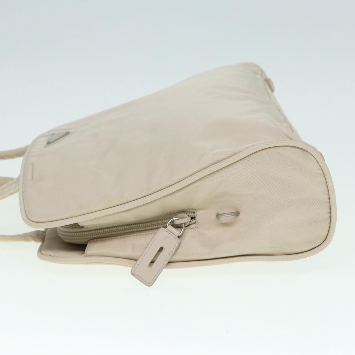 Prada Tessuto Beige Canvas Handbag (Pre-Owned) Size ONE SIZE - 4 Thumbnail