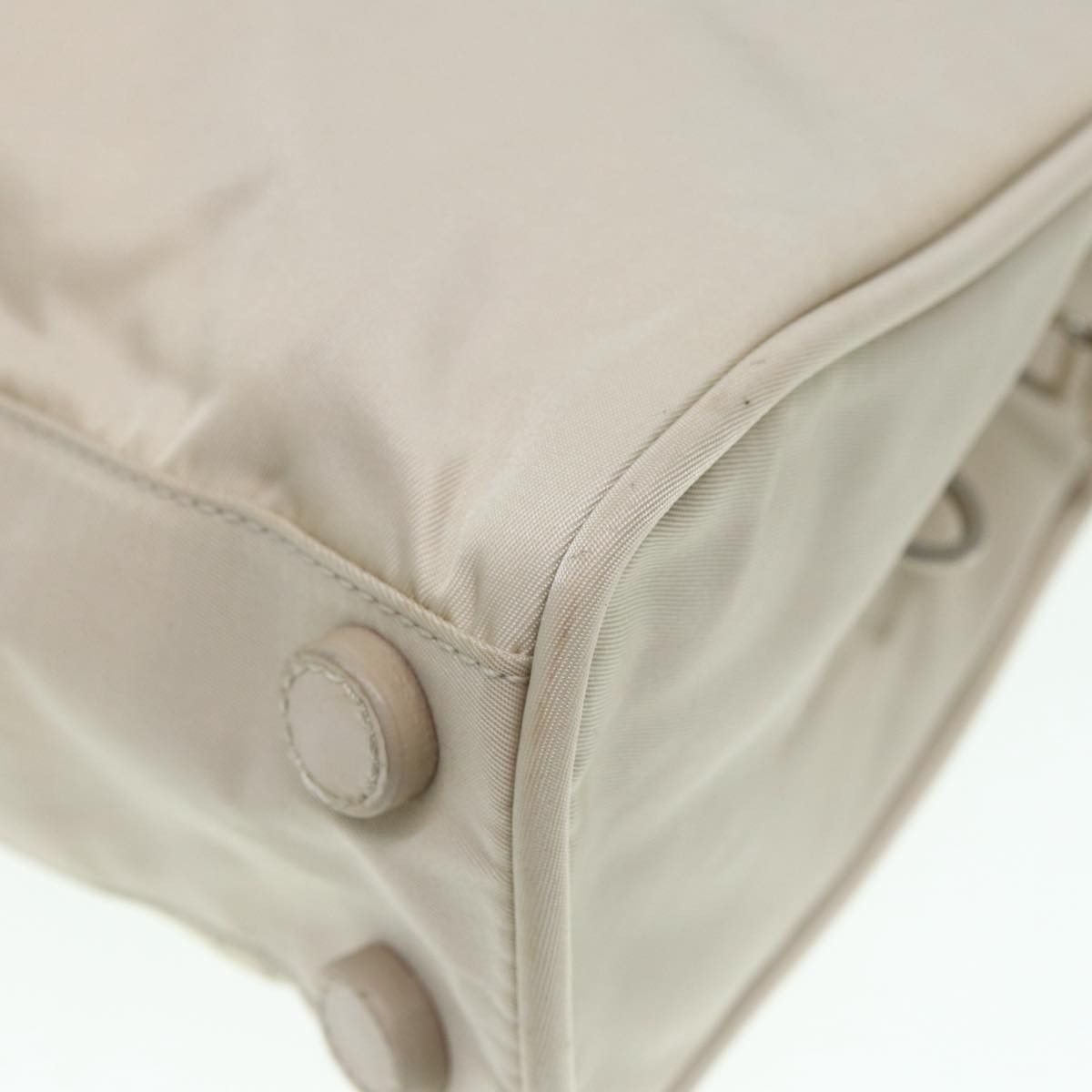 Prada Tessuto Beige Canvas Handbag (Pre-Owned) Size ONE SIZE - 9 Thumbnail