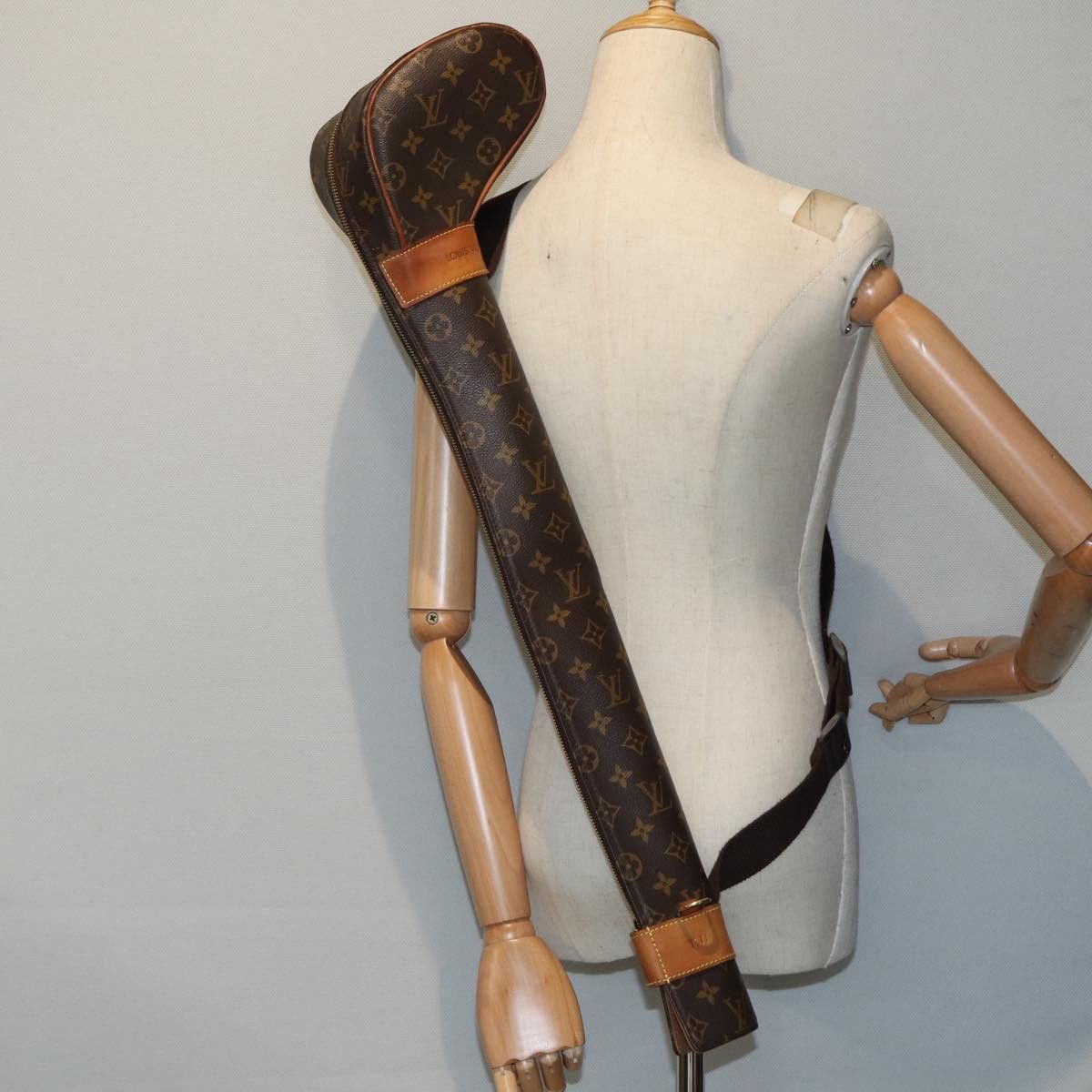 Louis Vuitton Lv America's Cup Brown Canvas Clutch Bag (Pre-Owned) Size ONE SIZE - 11 Thumbnail