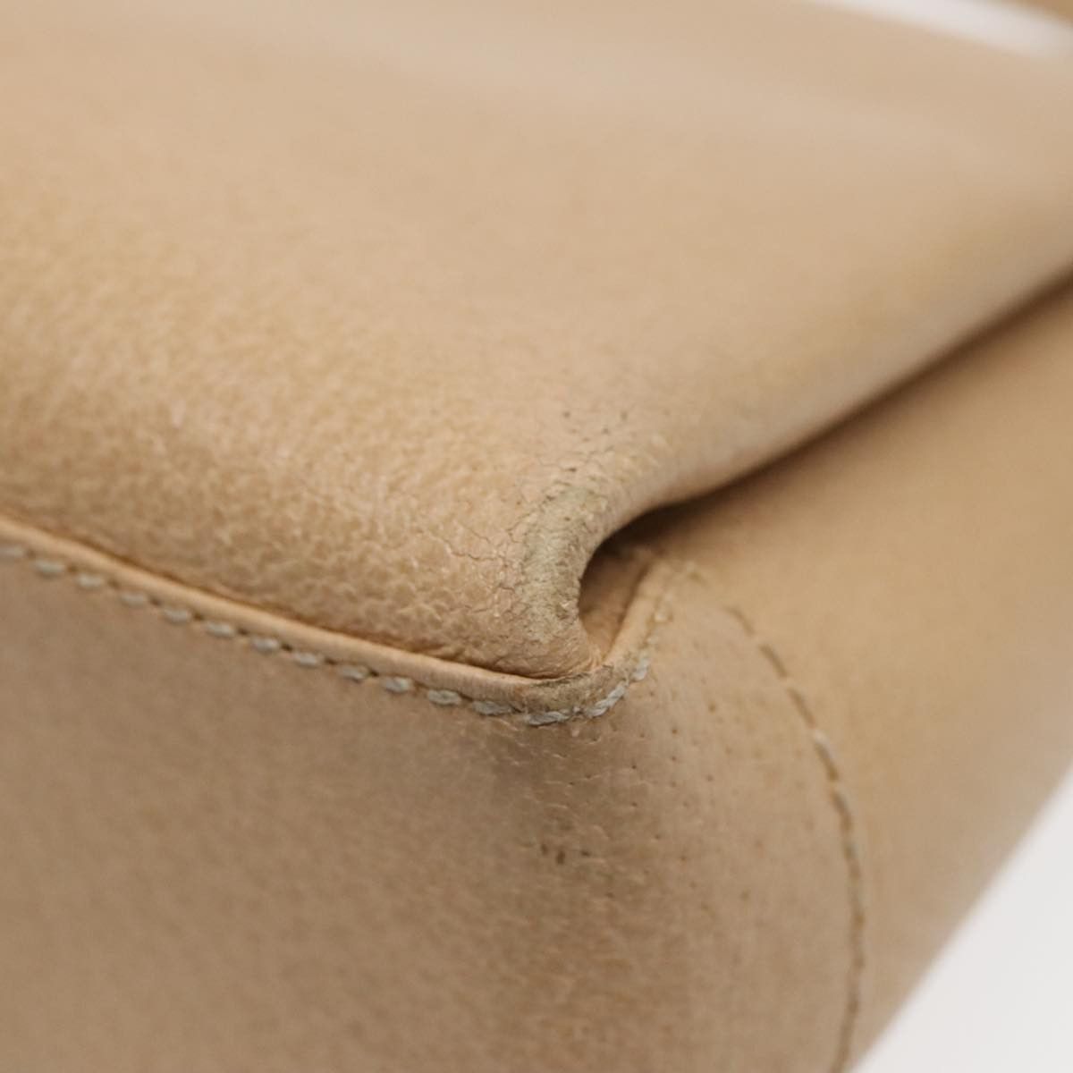 Gucci Bamboo Beige Leather Handbag (Pre-Owned) Size ONE SIZE - 8 Thumbnail