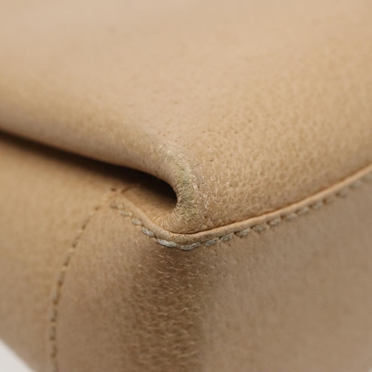 Gucci Bamboo Beige Leather Handbag (Pre-Owned) Size ONE SIZE - 9 Thumbnail