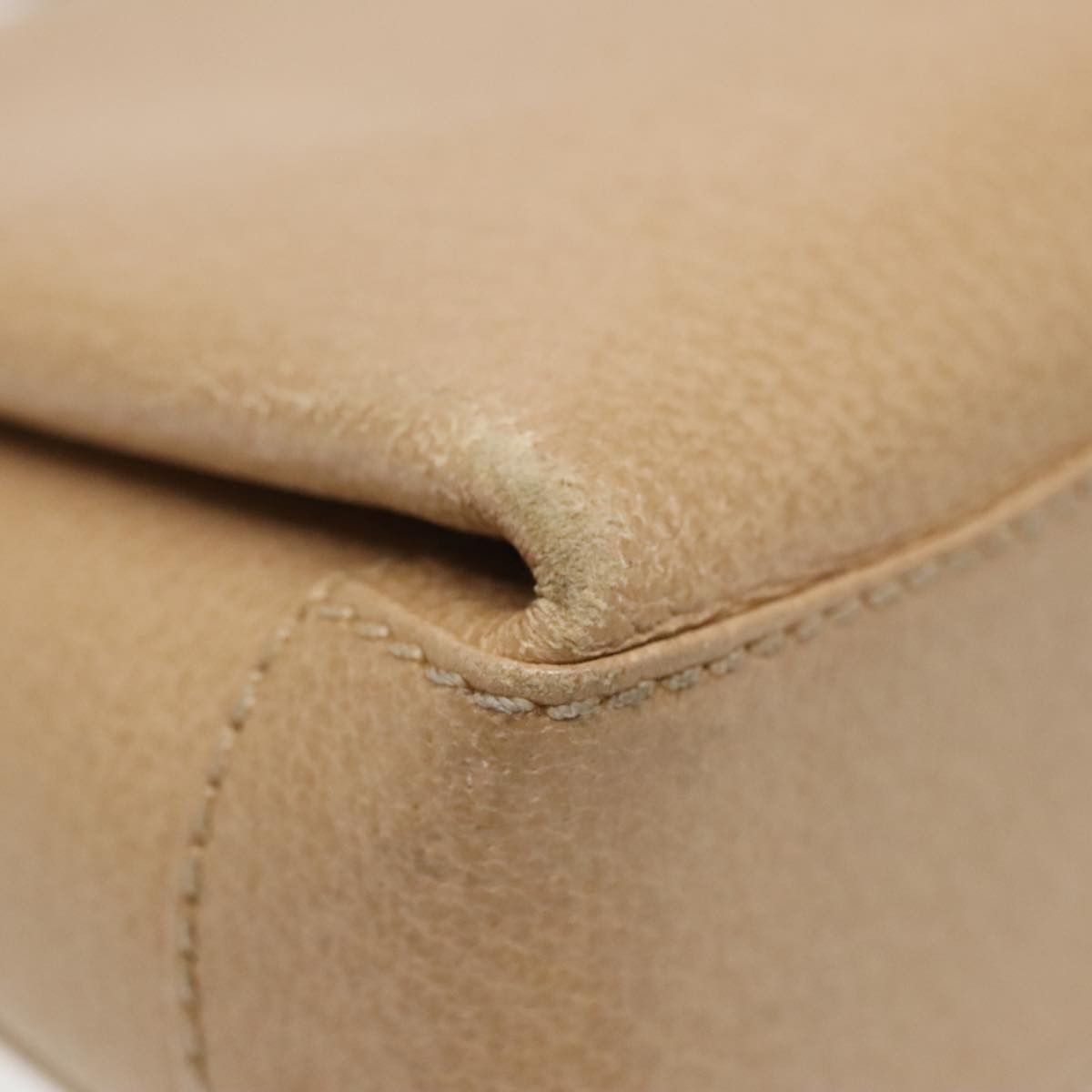 Gucci Bamboo Beige Leather Handbag (Pre-Owned) Size ONE SIZE - 7 Thumbnail
