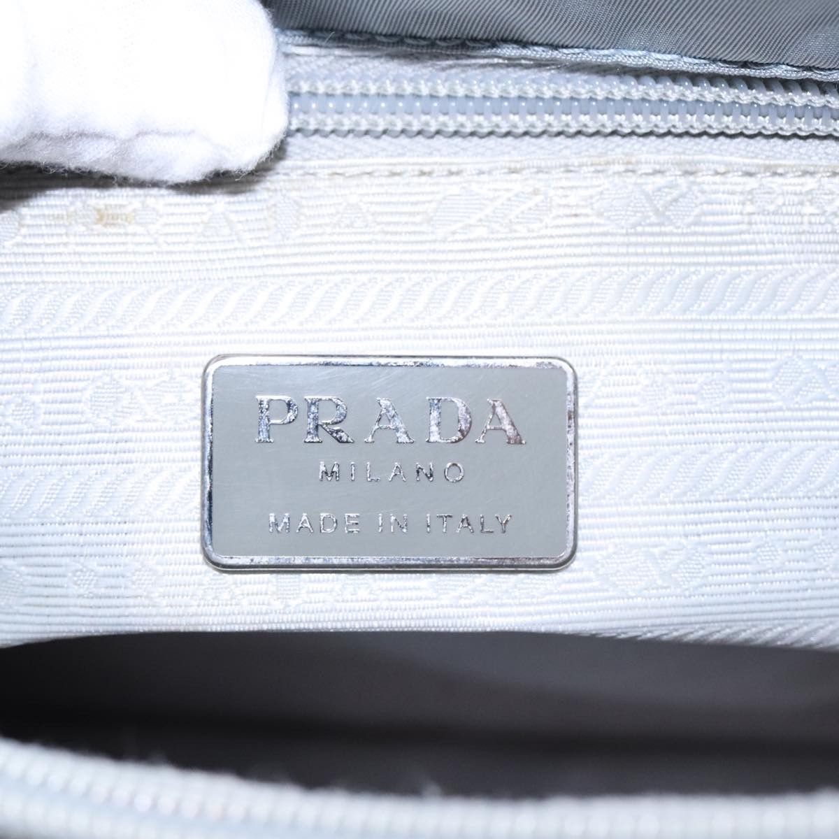 Prada Grey Synthetic Tote Bag (Pre-Owned) Size ONE SIZE - 13 Thumbnail