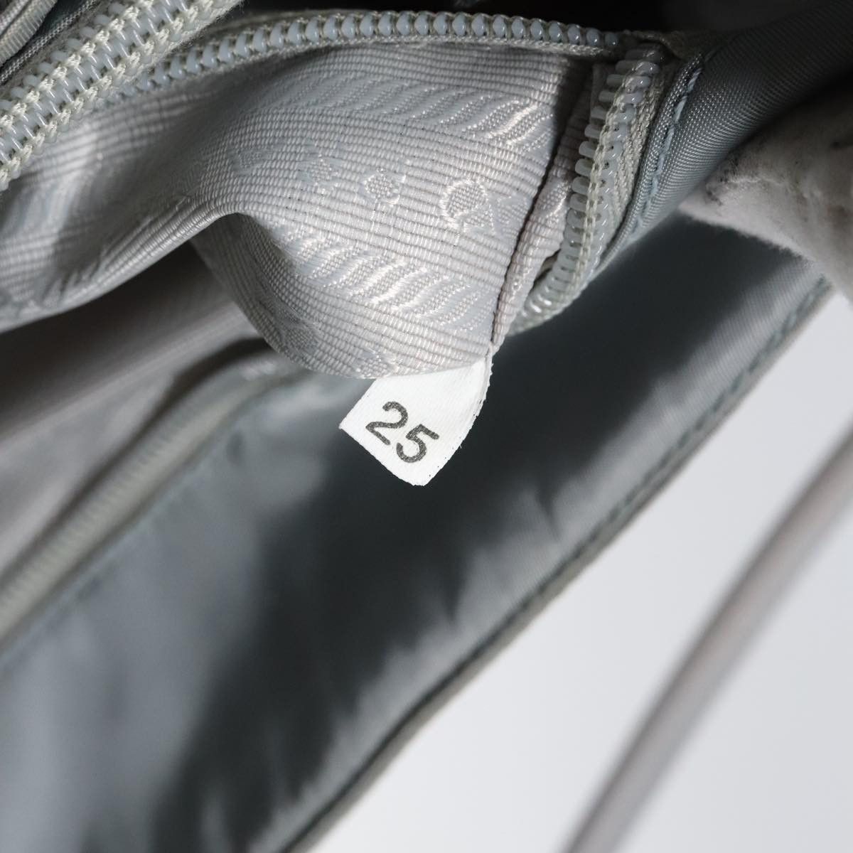 Prada Grey Synthetic Tote Bag (Pre-Owned) Size ONE SIZE - 12 Thumbnail