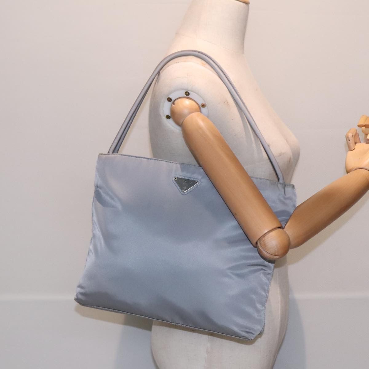Prada Grey Synthetic Tote Bag (Pre-Owned) Size ONE SIZE - 16 Thumbnail