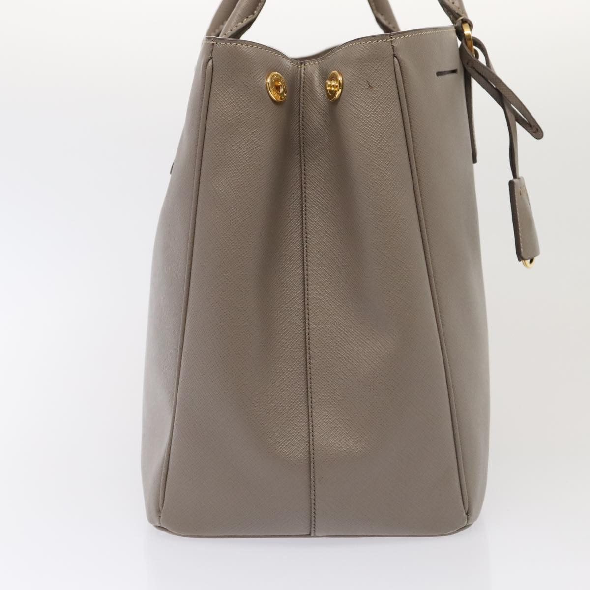Prada Saffiano Beige Leather Handbag (Pre-Owned) Size ONE SIZE - 4 Thumbnail