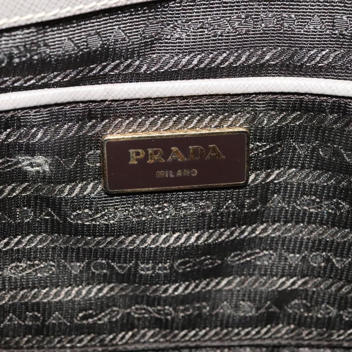 Prada Saffiano Beige Leather Handbag (Pre-Owned) Size ONE SIZE - 14 Thumbnail