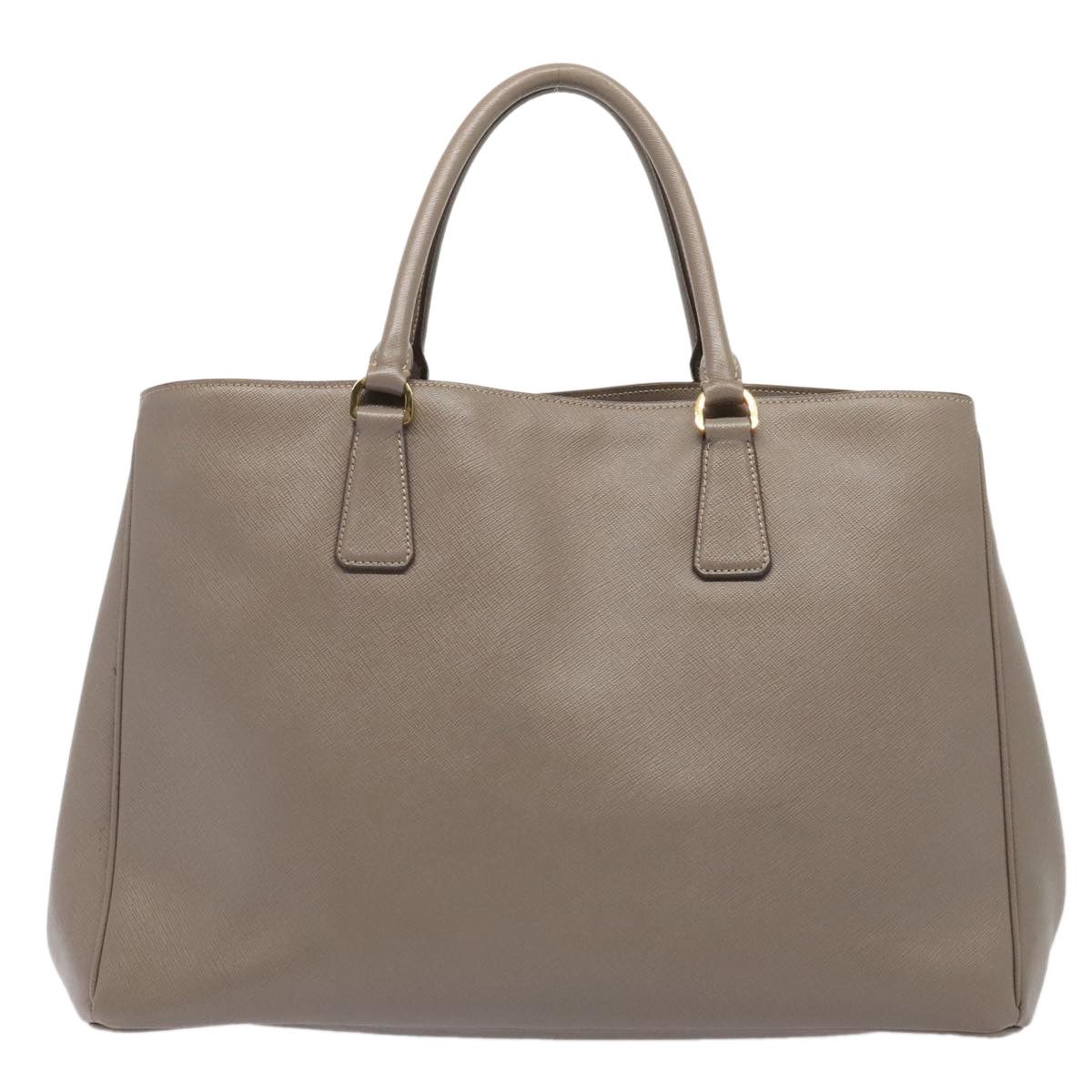 Prada Saffiano Beige Leather Handbag (Pre-Owned) Size ONE SIZE - 2 Thumbnail