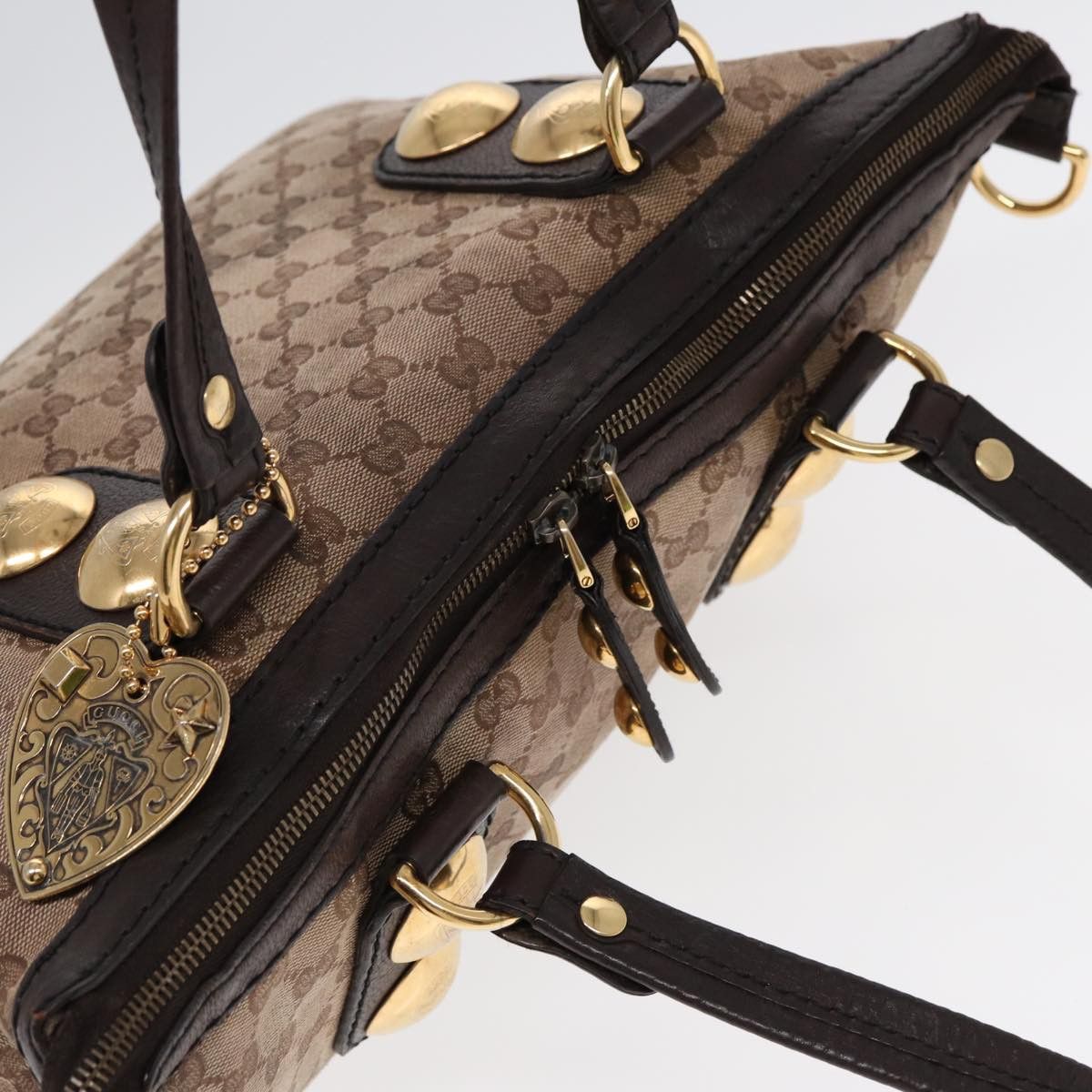 Gucci Gg Canvas Beige Canvas Tote Bag (Pre-Owned) Size ONE SIZE - 11 Thumbnail