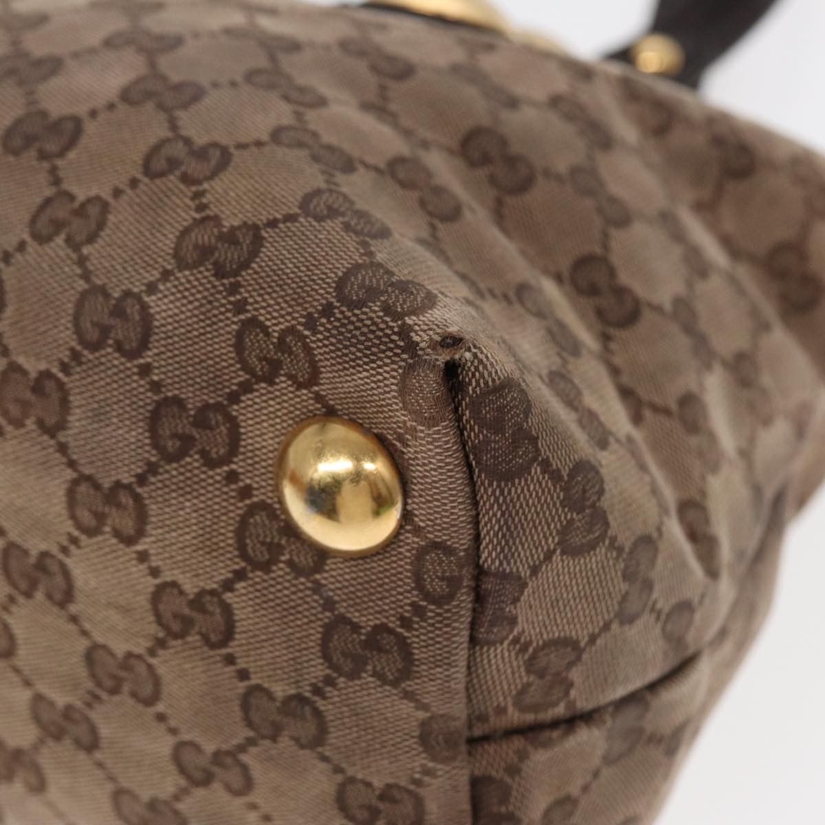 Gucci Gg Canvas Beige Canvas Tote Bag (Pre-Owned) Size ONE SIZE - 9 Thumbnail