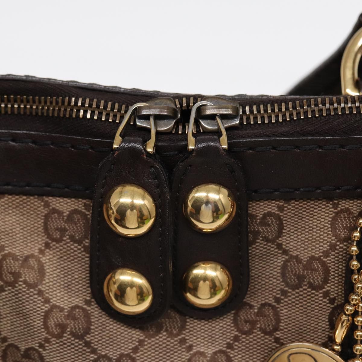Gucci Gg Canvas Beige Canvas Tote Bag (Pre-Owned) Size ONE SIZE - 10 Thumbnail