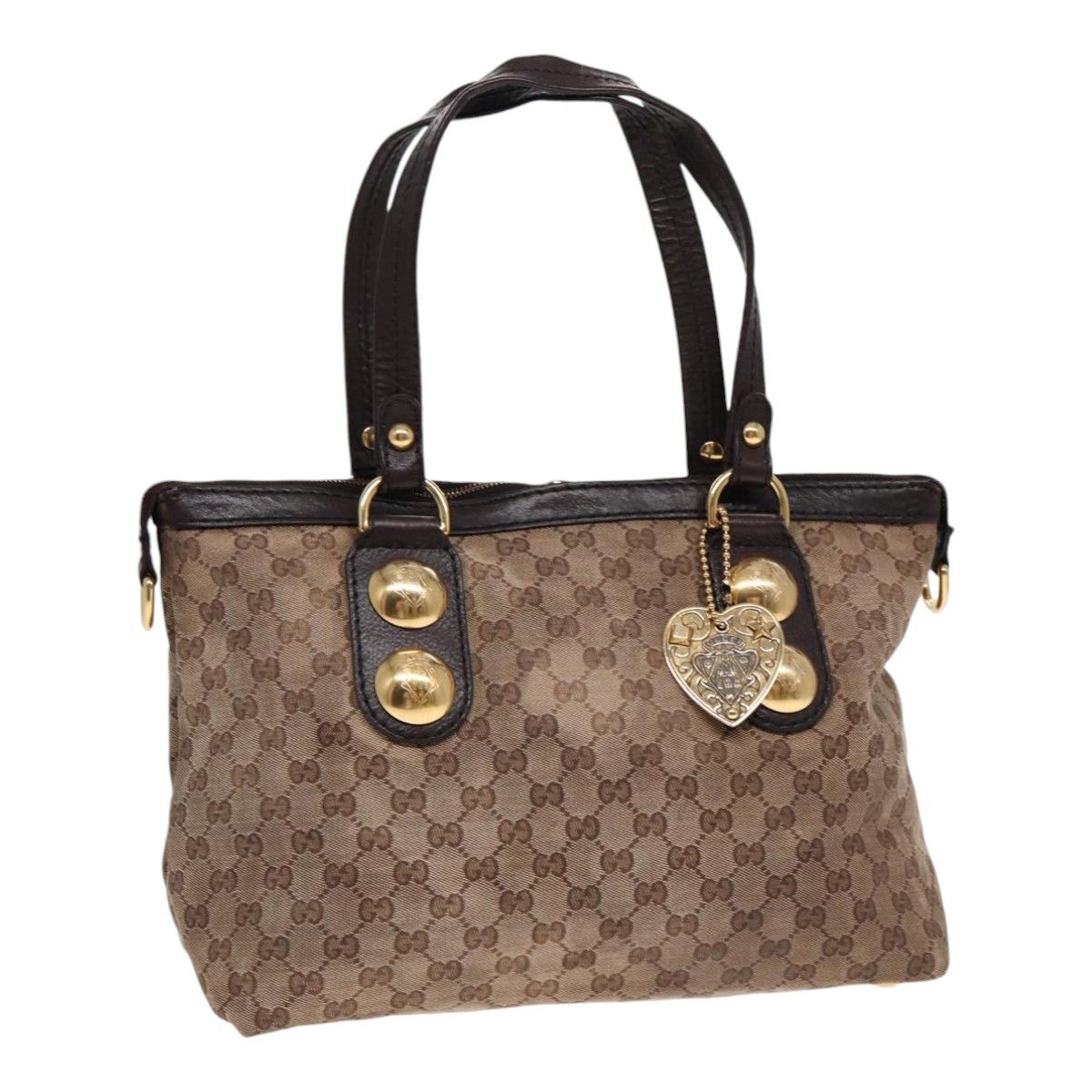Gucci Gg Canvas Beige Canvas Tote Bag (Pre-Owned) Size ONE SIZE - 17 Thumbnail