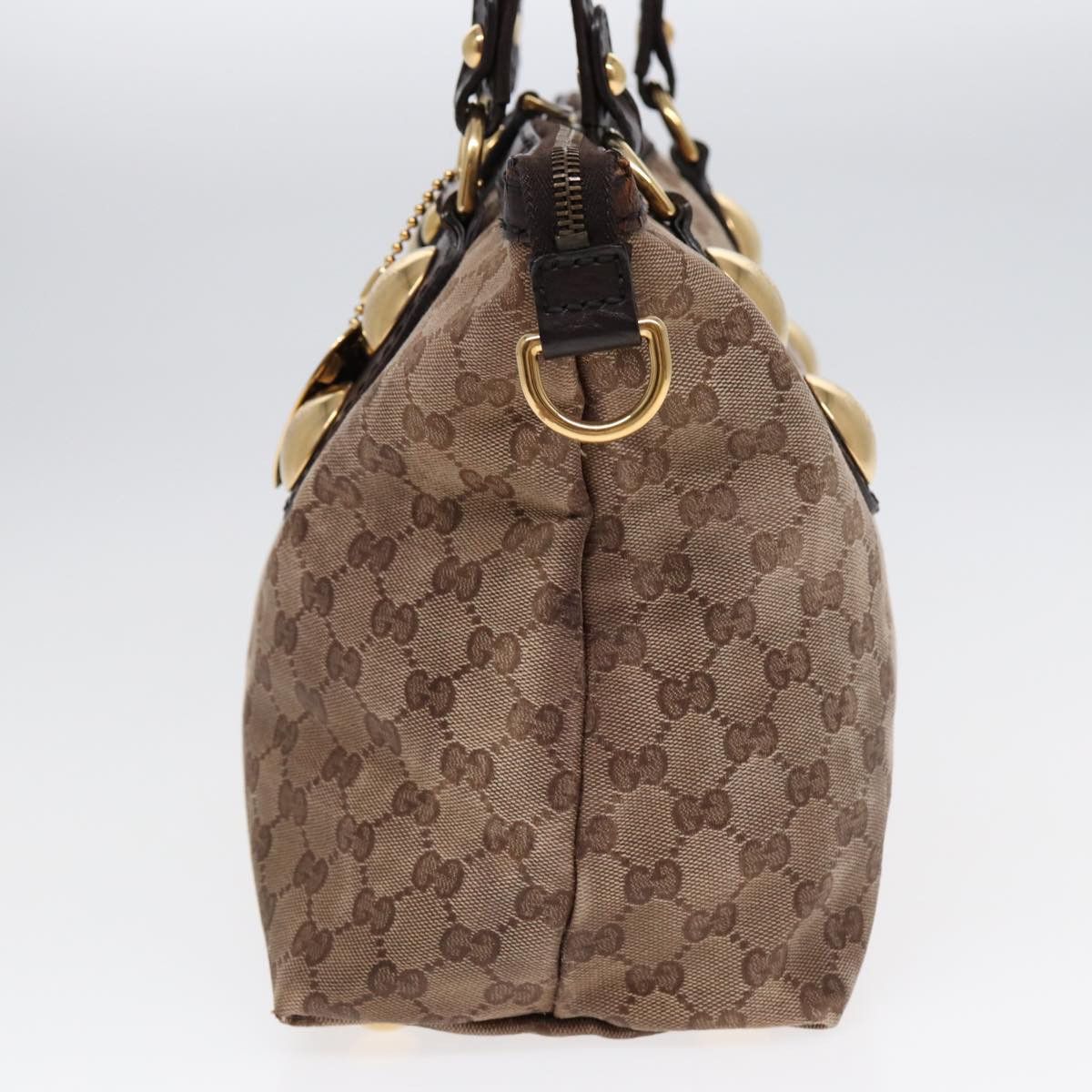 Gucci Gg Canvas Beige Canvas Tote Bag (Pre-Owned) Size ONE SIZE - 4 Thumbnail