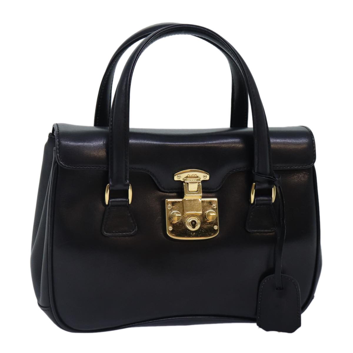 Gucci Lady Lock Black Leather Handbag (Pre-Owned) Size ONE SIZE - 19 Thumbnail