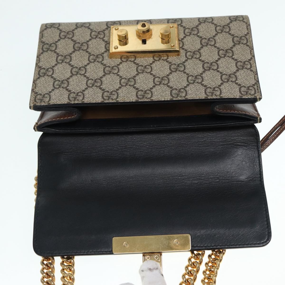 Gucci Padlock Beige Canvas Shoulder Bag (Pre-Owned) Size ONE SIZE - 20 Thumbnail