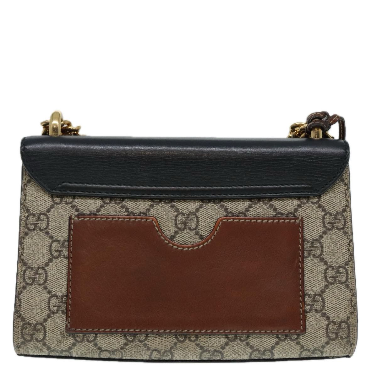 Gucci Padlock Beige Canvas Shoulder Bag (Pre-Owned) Size ONE SIZE - 2 Thumbnail