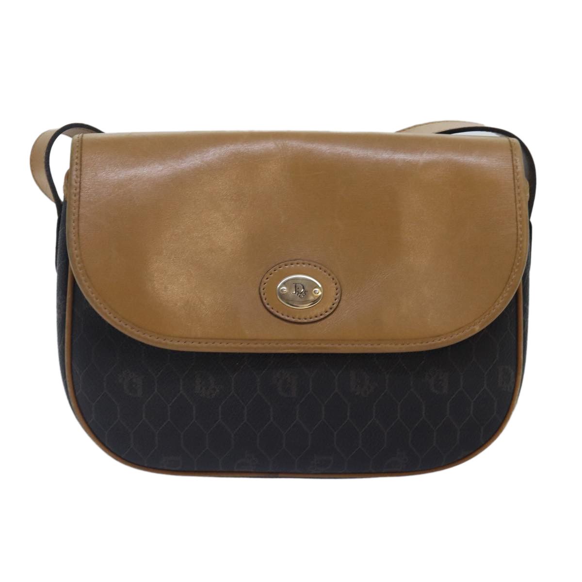 Dior Honeycomb Black Canvas Shoulder Bag (Pre-Owned) Size ONE SIZE - 18 Thumbnail
