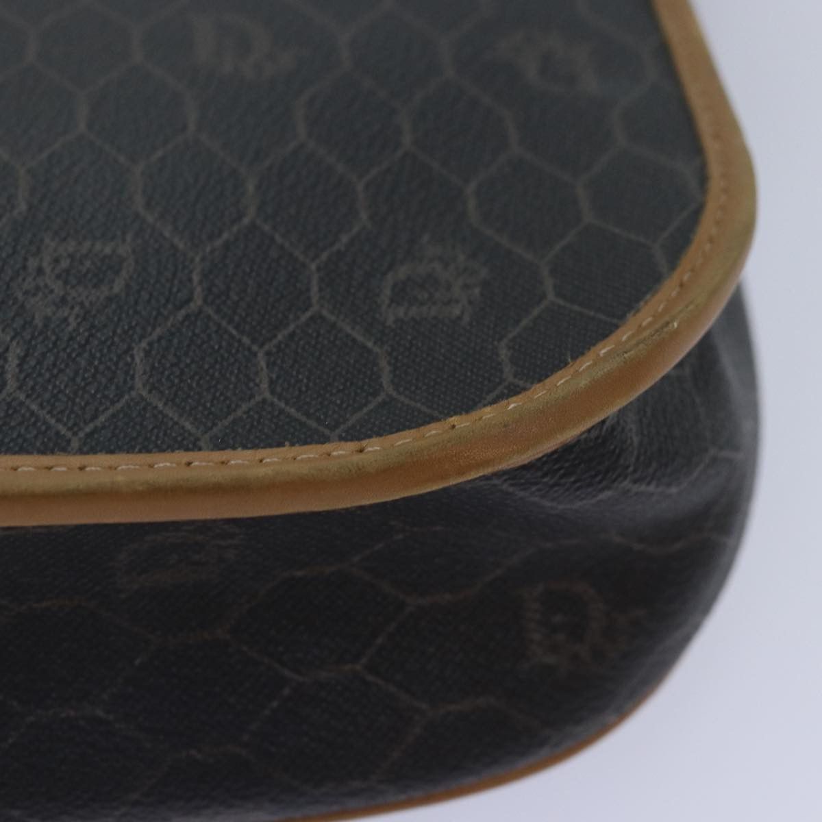 Dior Honeycomb Black Canvas Shoulder Bag (Pre-Owned) Size ONE SIZE - 10 Thumbnail
