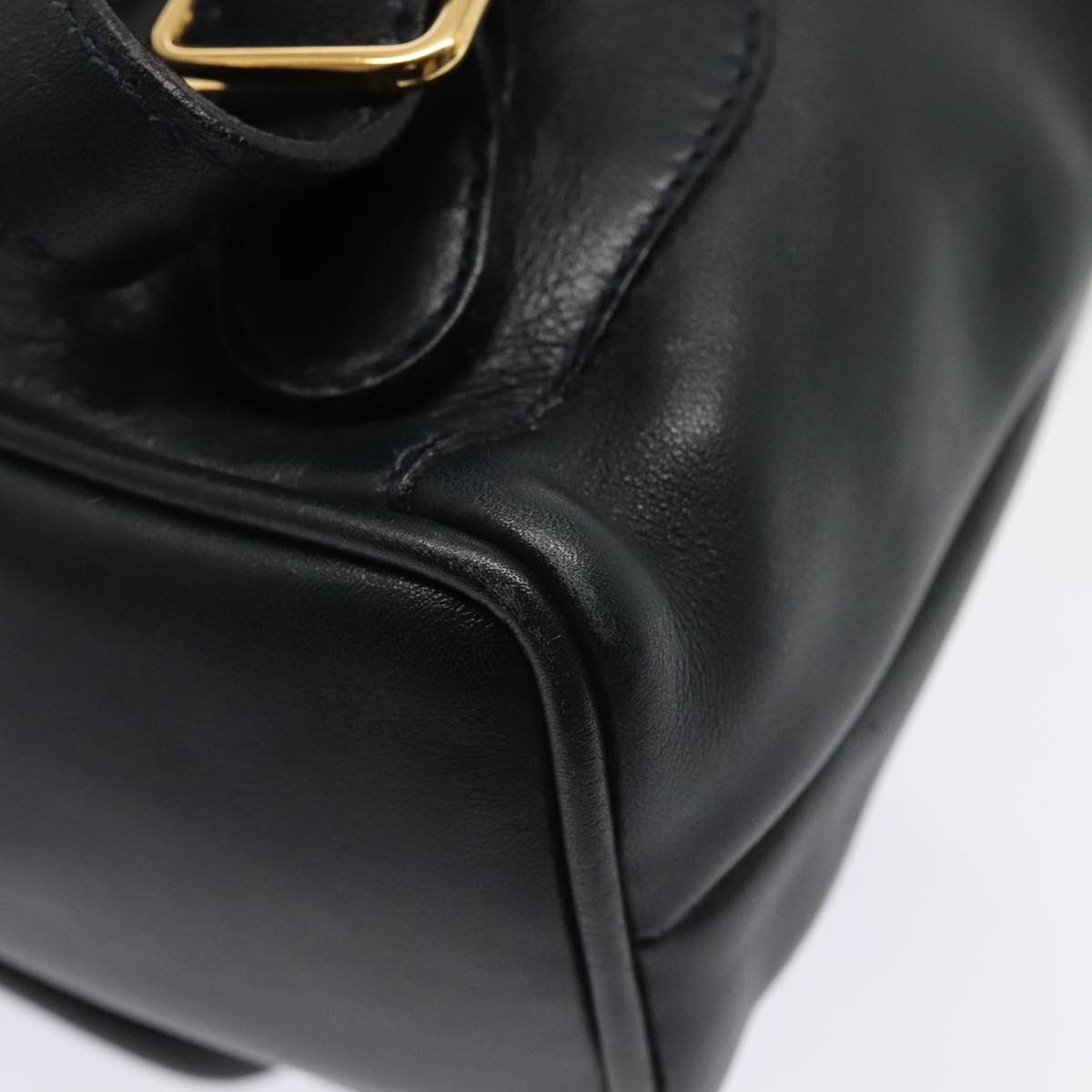 Gucci Bamboo Navy Leather Backpack Bag (Pre-Owned) Size ONE SIZE - 18 Thumbnail