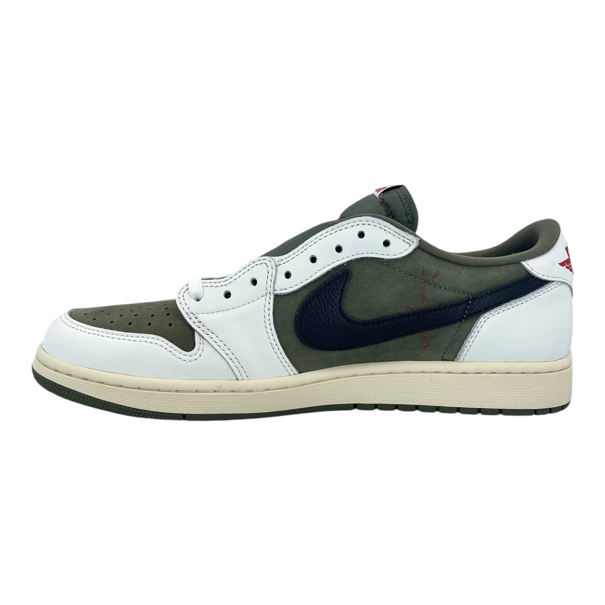 Nike Jordan 1 Retro Low OG SP Travis Scott Medium Olive Size US 10 / EU 43 - 3 Thumbnail
