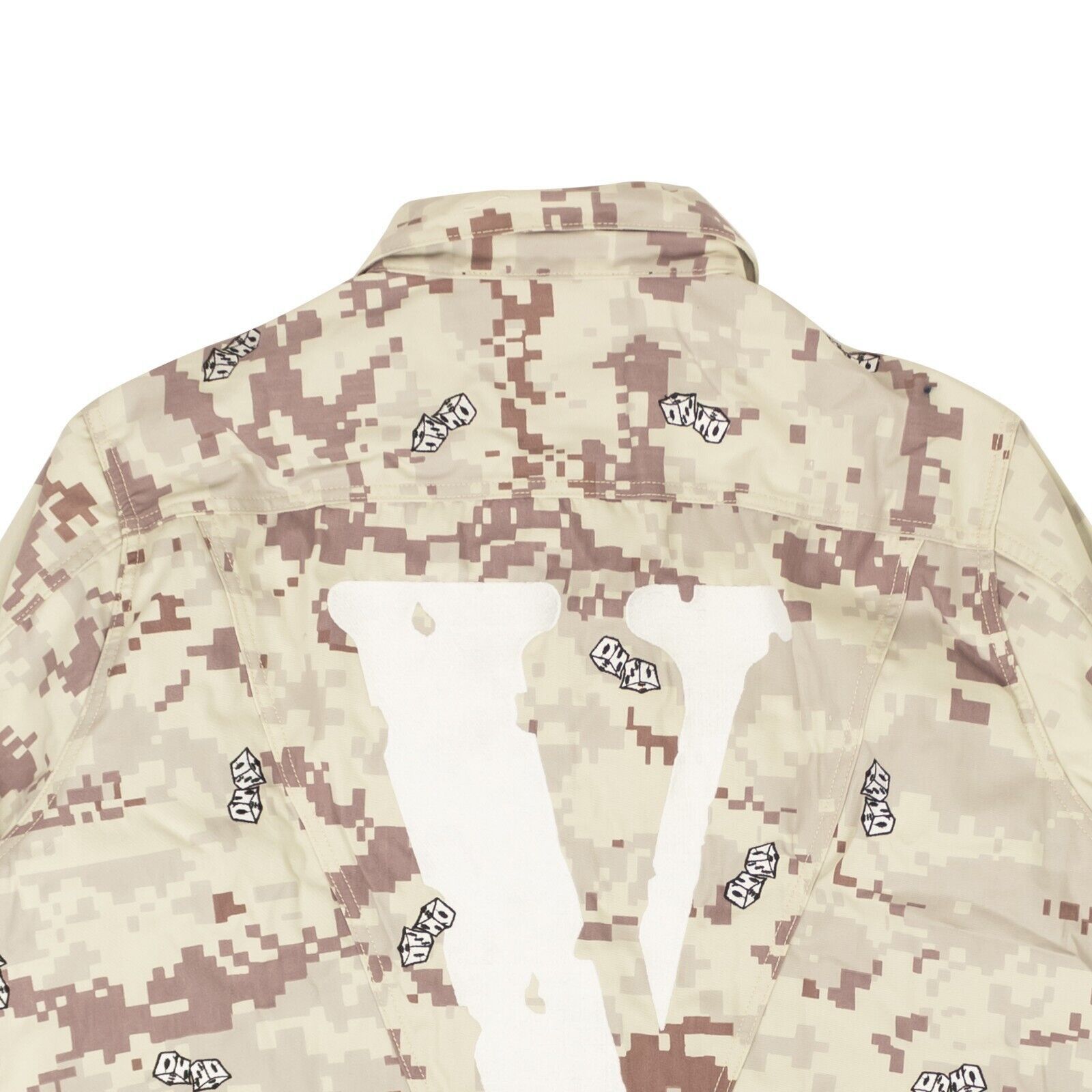 Vlone Beige Digi Camo Denim Jacket Size XL Size US XL / EU 56 / 4 - 4 Thumbnail