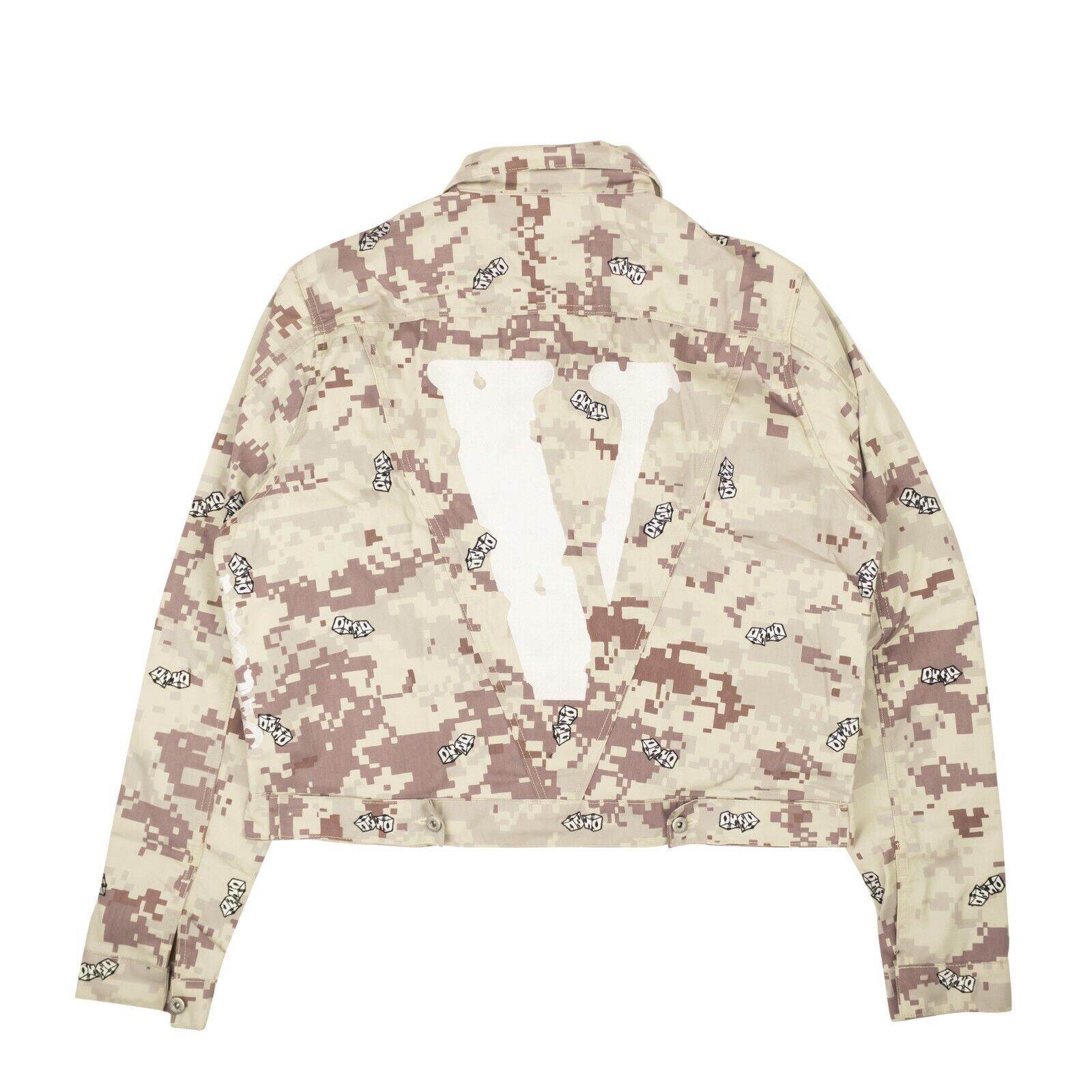 Vlone Beige Digi Camo Denim Jacket Size XL Size US XL / EU 56 / 4 - 3 Thumbnail
