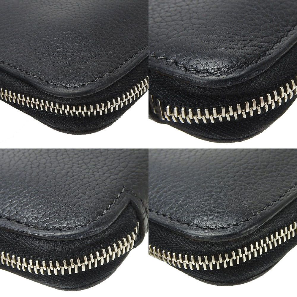 Hermes Hermes Hermes Azap Long Classic Leather Wallet Leather Long Wallet Stamp J Size ONE SIZE - 5 Thumbnail