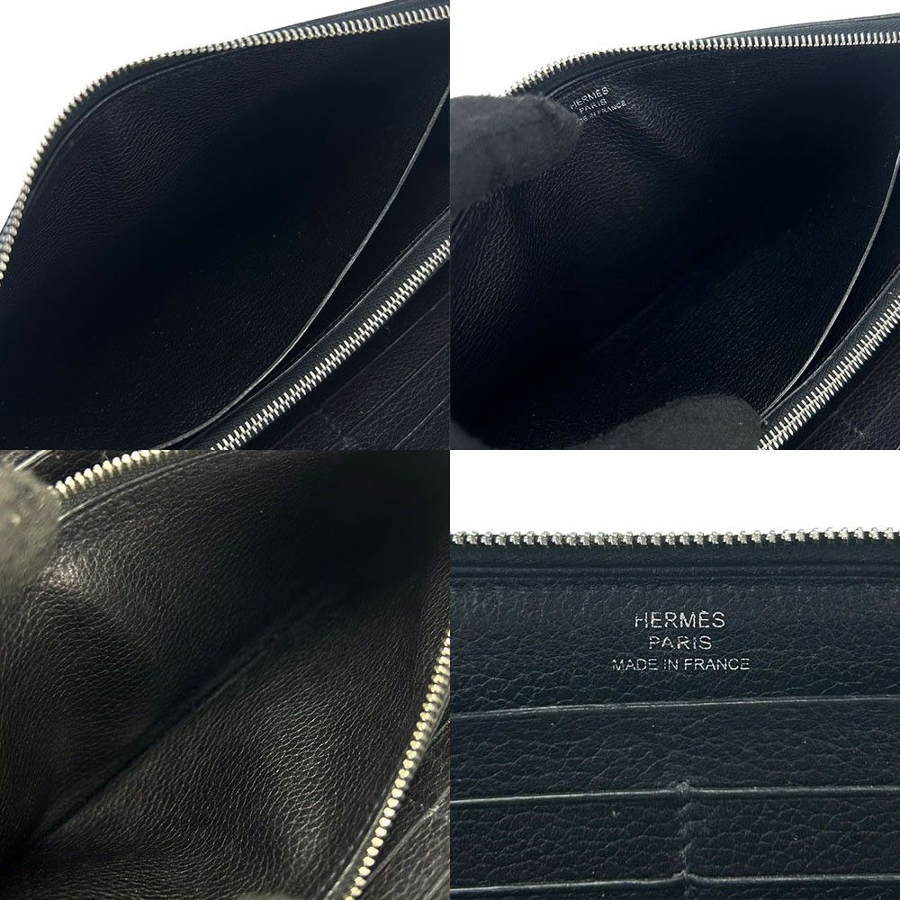 Hermes Hermes Hermes Azap Long Classic Leather Wallet Leather Long Wallet Stamp J Size ONE SIZE - 8 Thumbnail