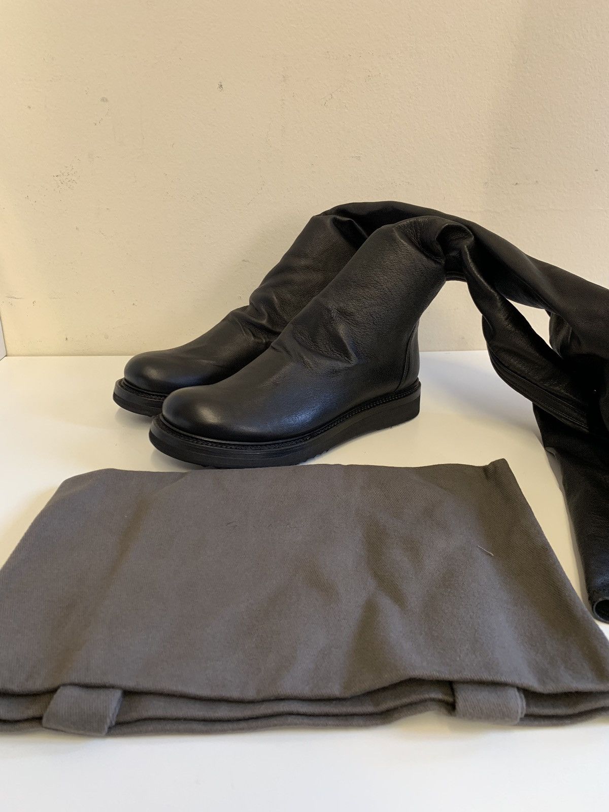 Rick Owens Sock Creeper High Boots | Grailed