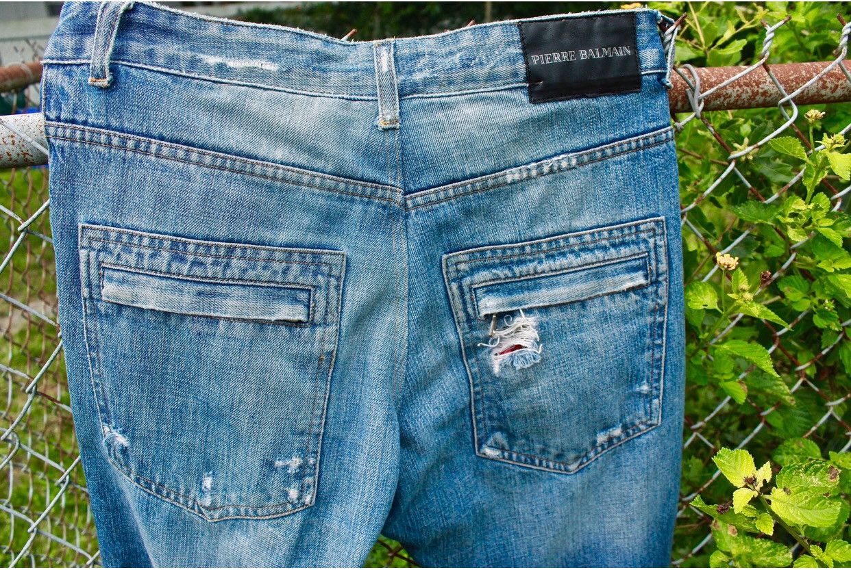 Balmain Custom Patchwork Pierre Balmain Jeans Size US 32 / EU 48 - 2 Preview