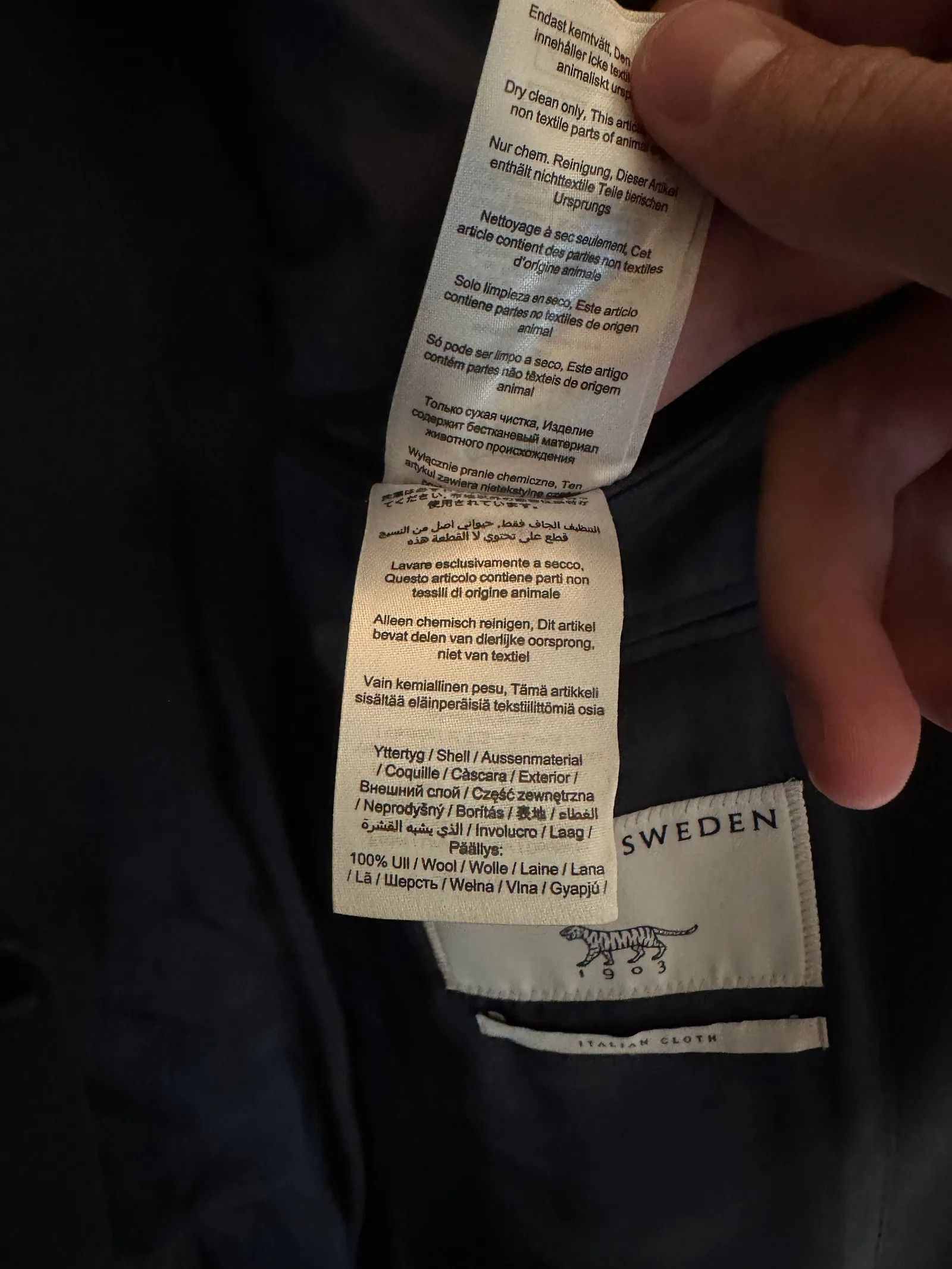 Tiger of Sweden Tiger of Sweden Justin Tux Blazer Size 42R - 3 Thumbnail