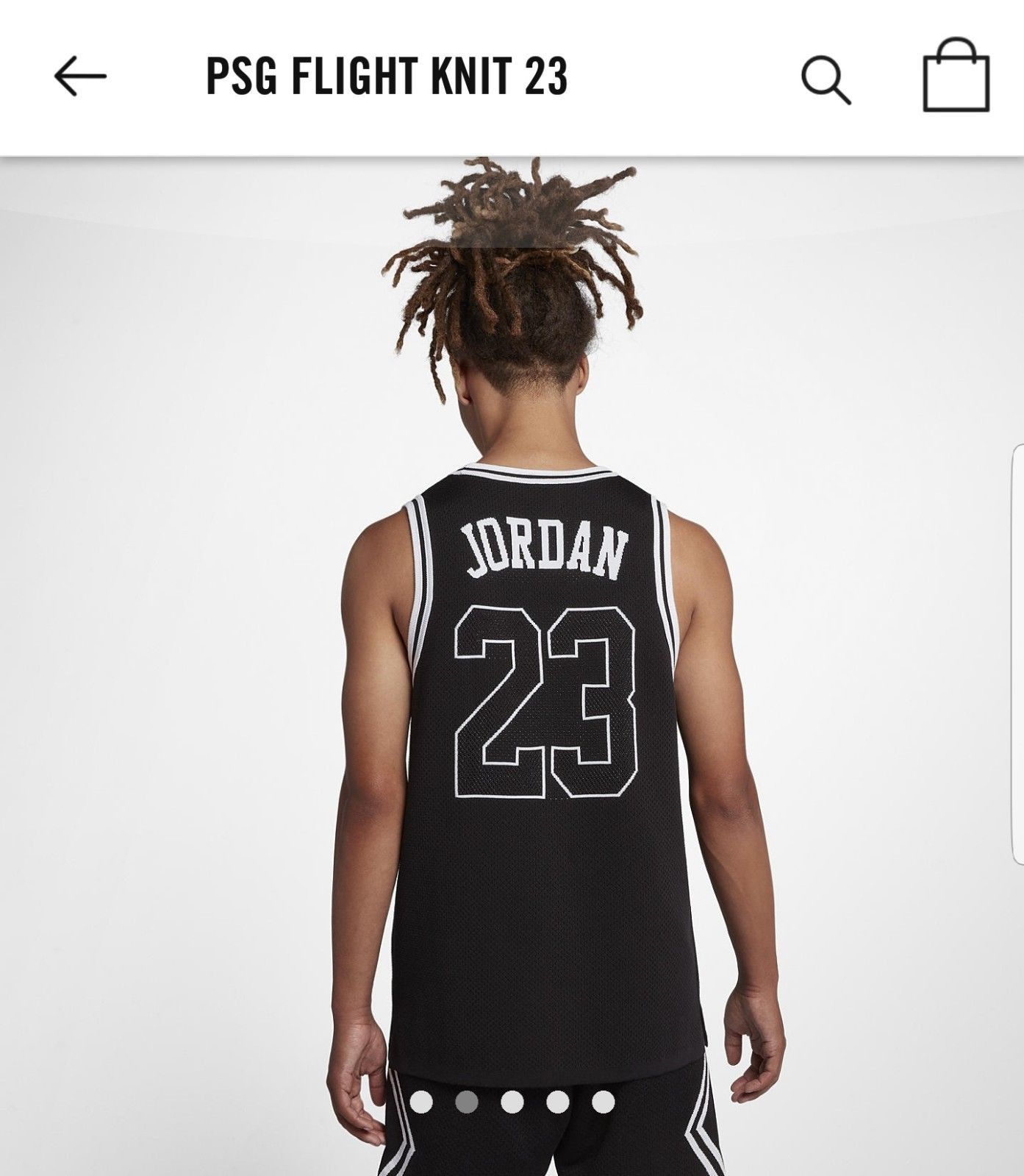 Jordan Brand Nike Jordan x PSG - Flight Knit 23 Basketball Jersey 2XL - Paris  Saint-Germain | Grailed