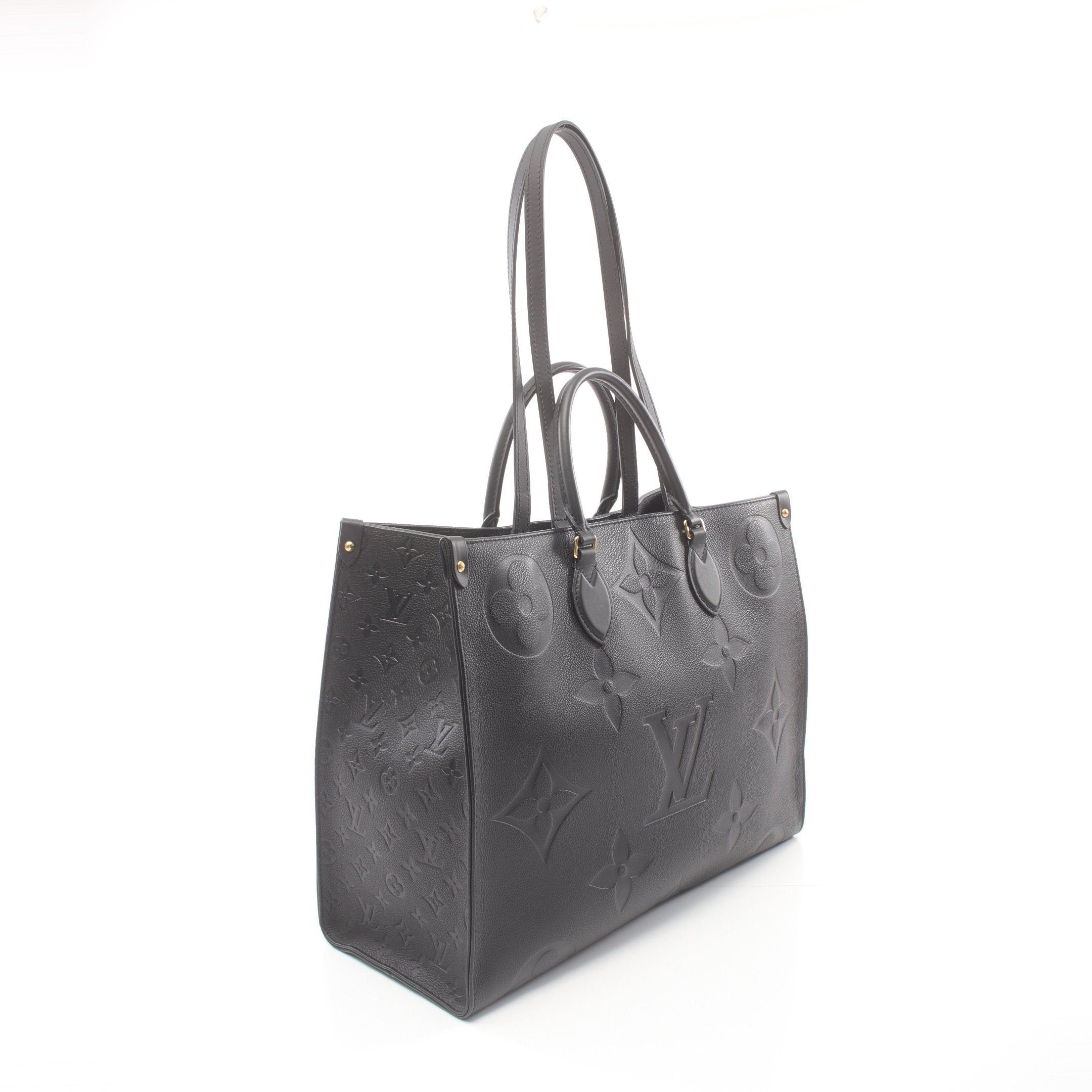Louis Vuitton Louis Vuitton On-The-Go Gm Monogram Empreinte Noir Shoulder Bag Tote Leather Black Size ONE SIZE - 2 Thumbnail
